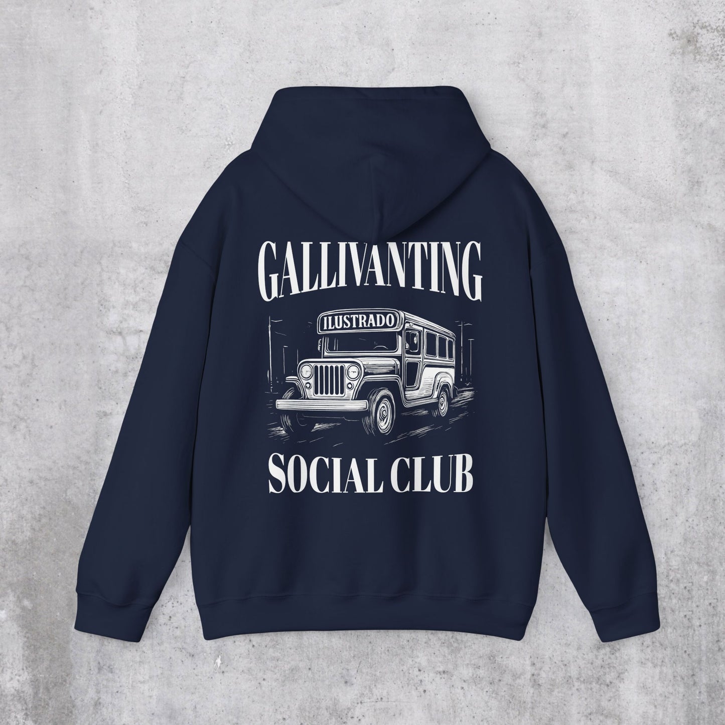 Gallivanting Social Club Jeepney Hoodie (Back Design)
