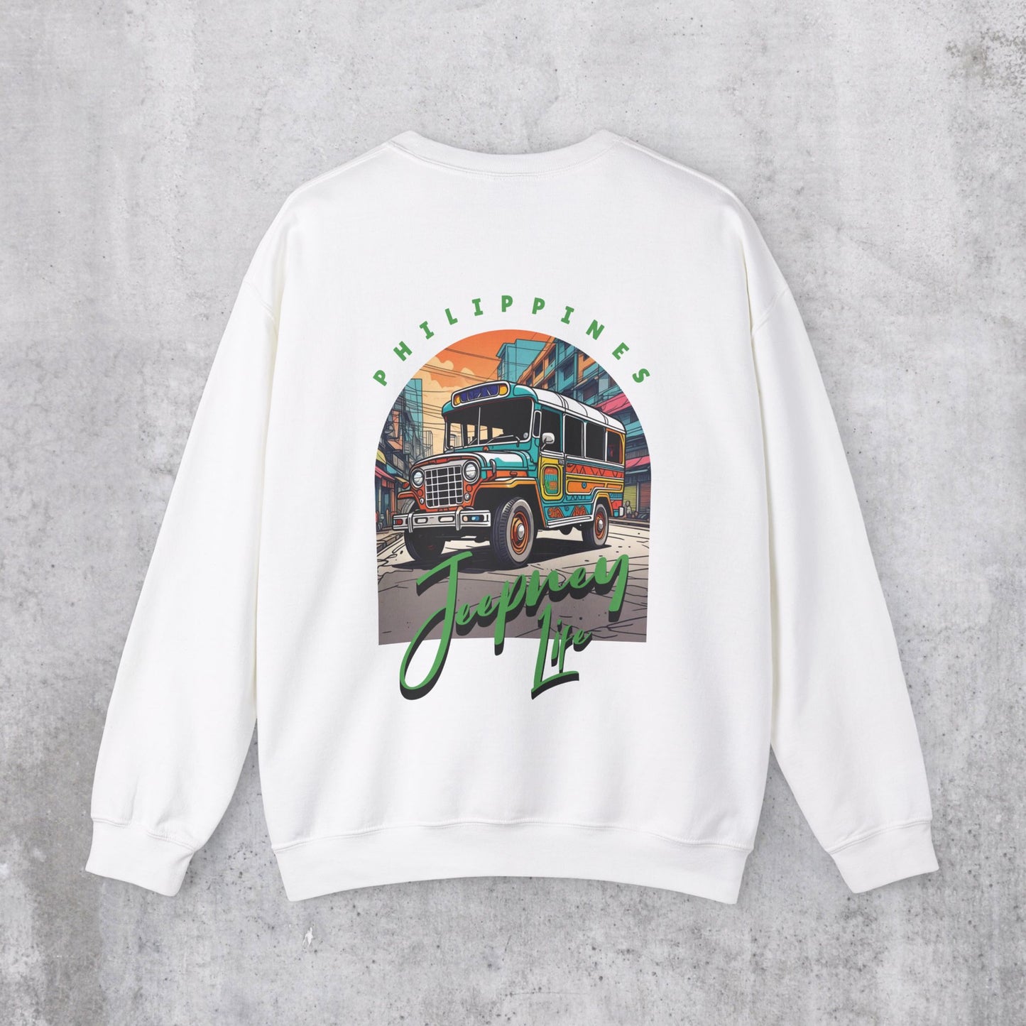 Jeepney Life Sweatshirt (Back Design)