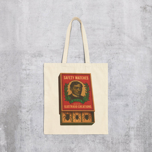 Spider Matchbox Tote Bag