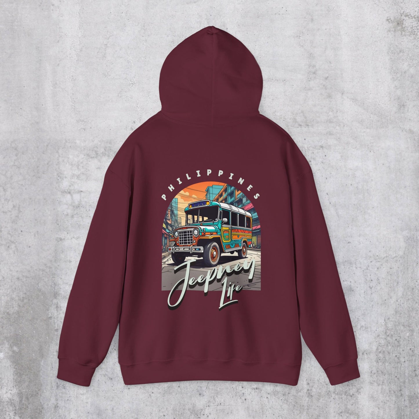 Jeepney Life Hoodie (Back Design)