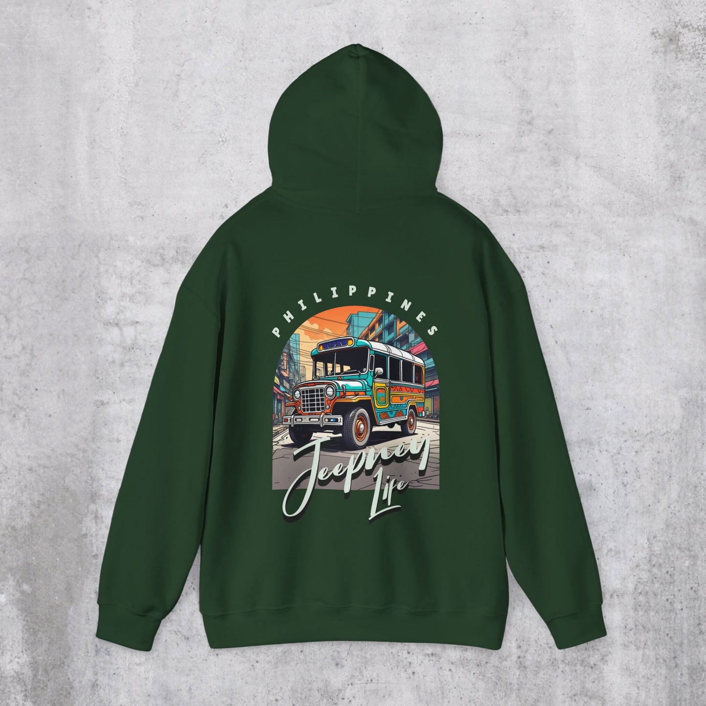 Jeepney Life Hoodie (Back Design)