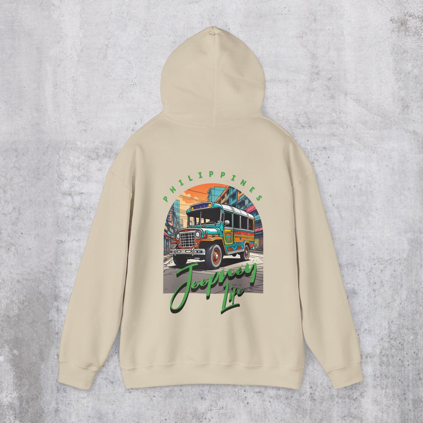 Jeepney Life Hoodie (Back Design)