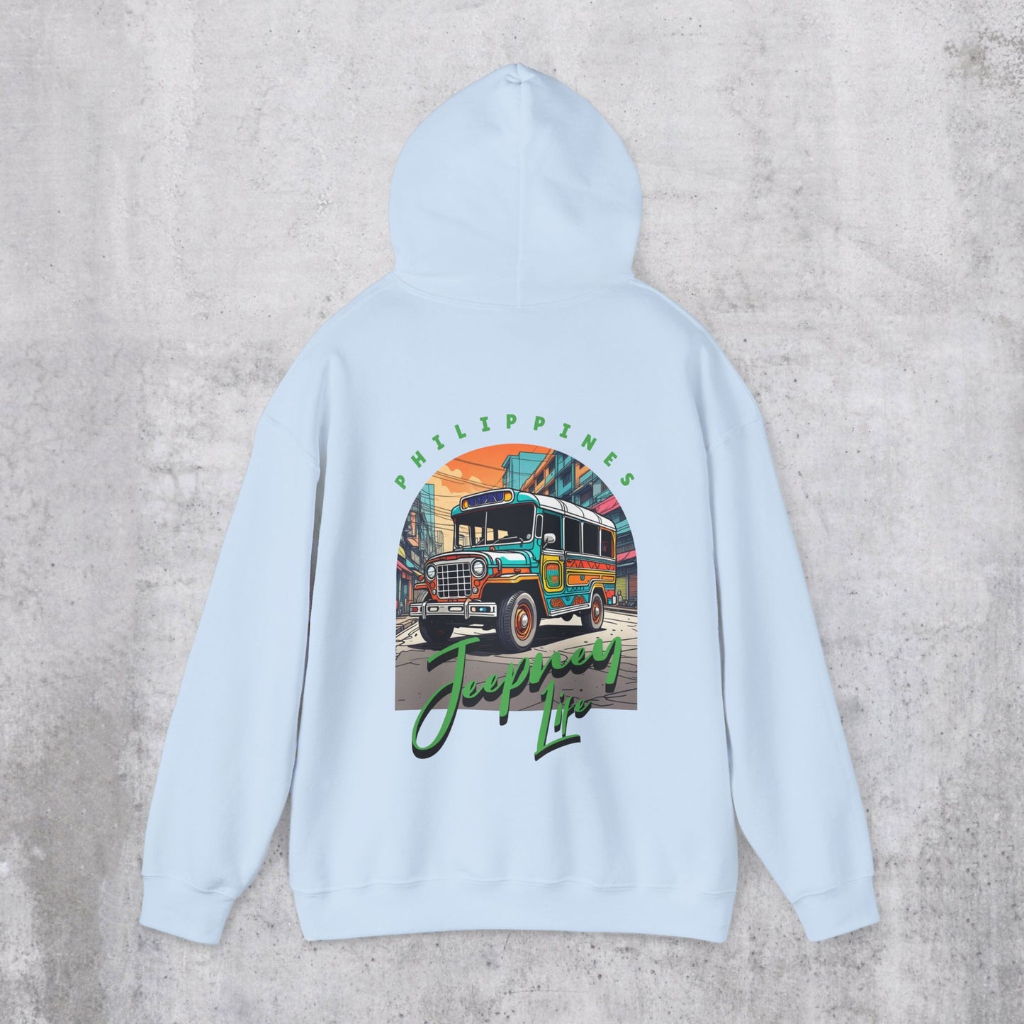 Jeepney Life Hoodie (Back Design)