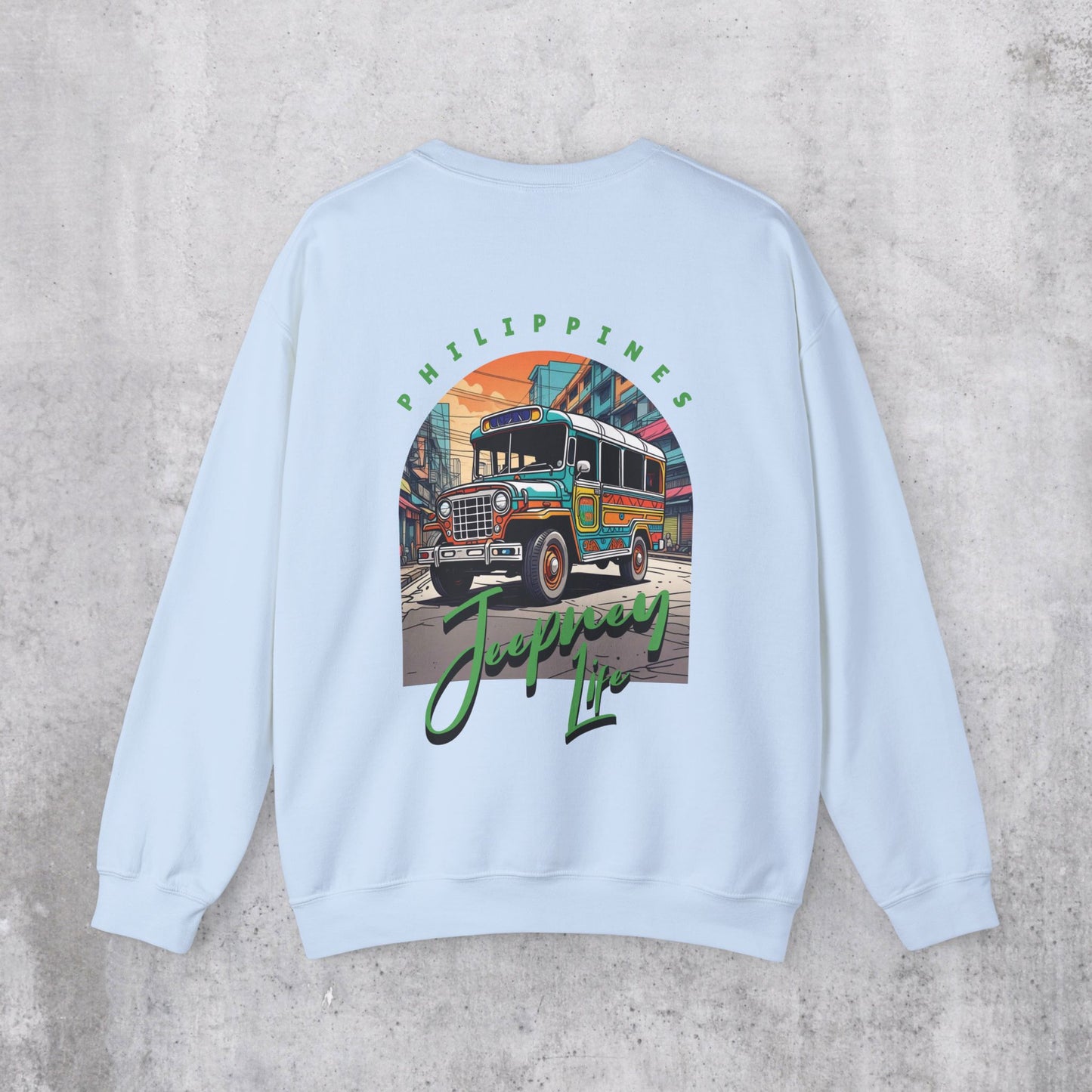 Jeepney Life Sweatshirt (Back Design)