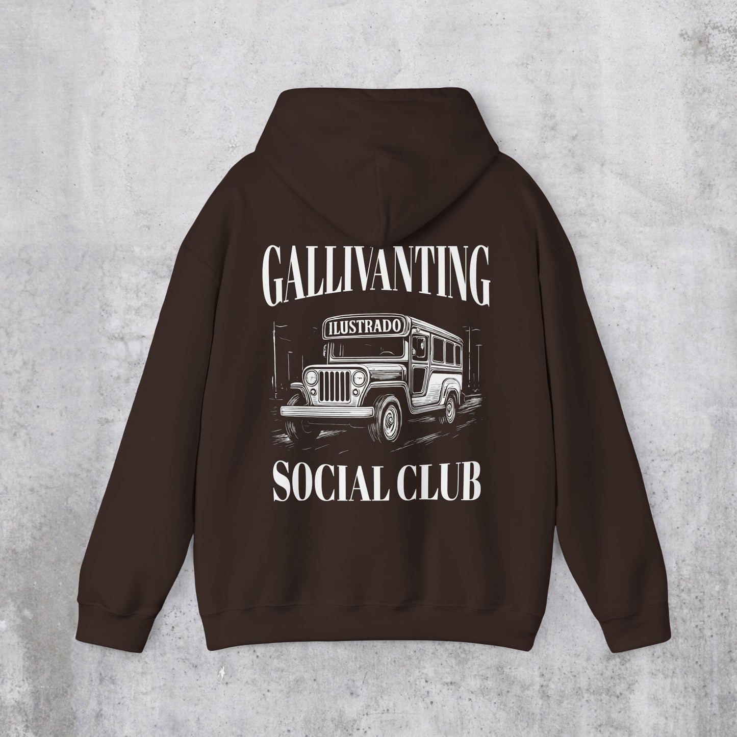 Gallivanting Social Club Jeepney Hoodie (Back Design)