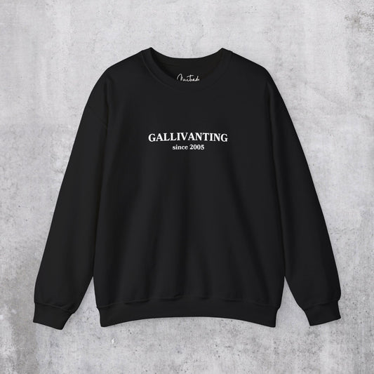 Personalized Gallivanting Since Sweatshirt