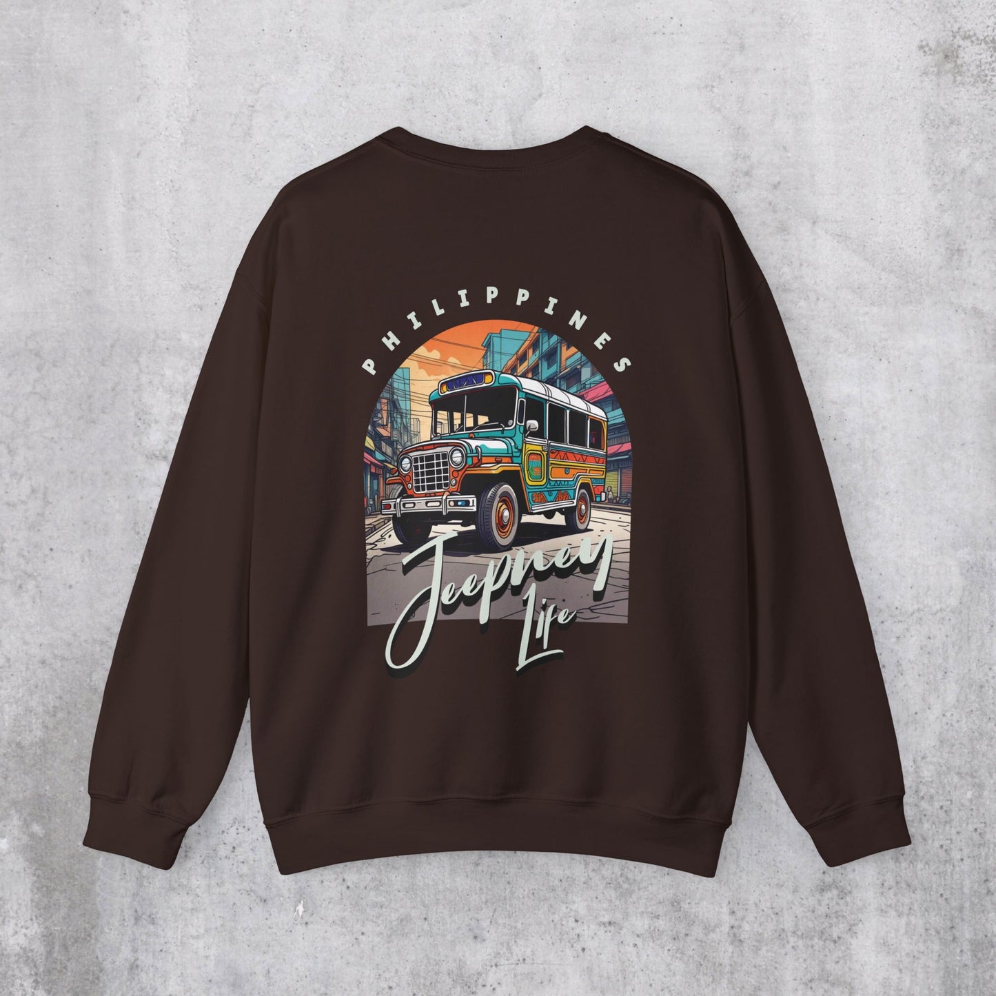 Jeepney Life Sweatshirt (Back Design)